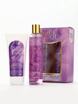 Подарочный набор NUDE MOOD, гель для душа 250 мл и крем для тела 200 мл, аромат сирени и лаванды, URAL LAB фото 2