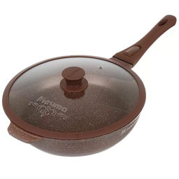 Сковорода 28см со съемной ручкой и стекл. крышкой серия Венеция арт. с028806ИВ