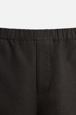 100% LINEN BERMUDA SHORTS - Zara фото 19