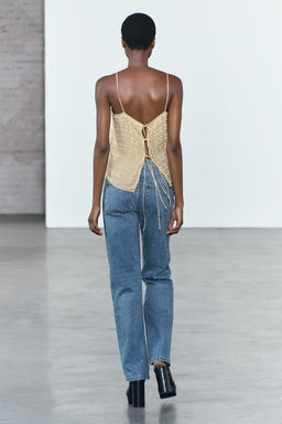 ZW COLLECTION TOP WITH STUDS - Zara фото 5