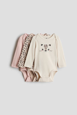 Pack de 3 bodies de punto con estampado - H&m фото 5