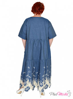 Платье Модель №1489 размеры 44-84 - Plusmoda фото 10