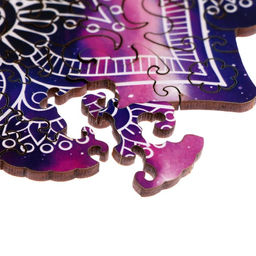 Пазл деревянный фигурный Гармония мира, круглый - Puzzle фото 4