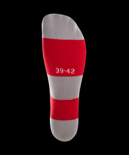 Гетры футбольные JOGEL CAMP BASIC SOCKS, красный/серый/белый