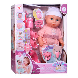 Пупс "Оленька" с аксессуарами, в коробке