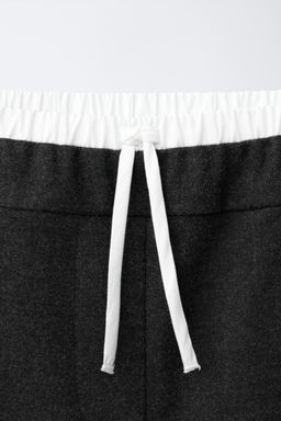 TROUSERS WITH DOUBLE CONTRAST WAISTBAND - Zara фото 3