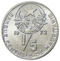 1/5 угии 1973 года Мавритания