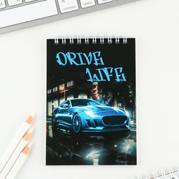 Цена за 10 шт. Блокнот А6, 40 л на гребне, мягкая обложка «Машина»