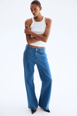 Wide High Waist Jeans - H&m фото 18
