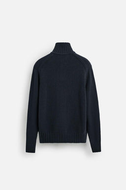 COTTON-WOOL BLEND BUTTON-UP SWEATER - Zara фото 17