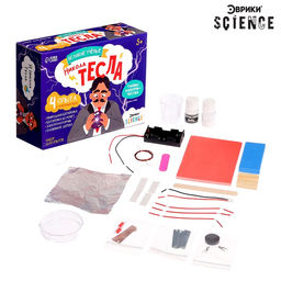 Набор для опытов Великие учёные: Никола Тесла, 4 опыта - Эврики фото 8
