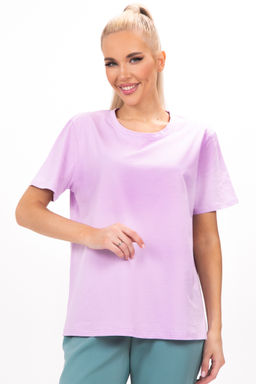 Футболка Базовая (сирень) - Эльза фото 4