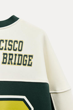 SAN FRANCISCO VARSITY SWEATSHIRT - Zara фото 8