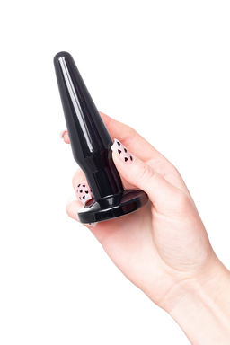 Анальная втулка TOYFA POPO Pleasure Gemini , TPE, черная, 12,1 см