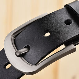 Ремень BL-L-9207-Black-110 - Ferro фото 2