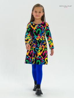 Платье Эля яркие сердца на черном - Sovalina фото 11