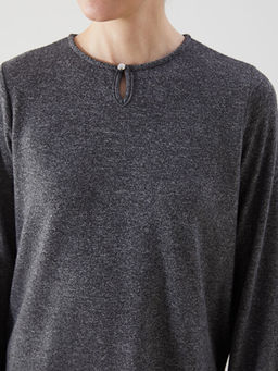 Bisiklet Yaka Kad?n Bluz