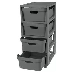 Комод на колесиках LUXE, 4 ящика, 300*385*690 мм арт. С32467