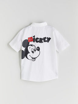 Mickey Mouse Bask?l? Erkek ?ocuk G?mlek