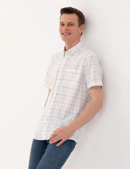 Haki Regular Fit K_sa Kollu G_mlek