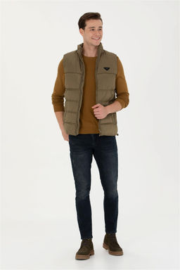 Мужской жилет цвета хаки Неожиданная скидка в корзине - U.s. polo assn фото 4