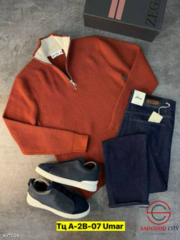 Свитер для мужчин, вязка