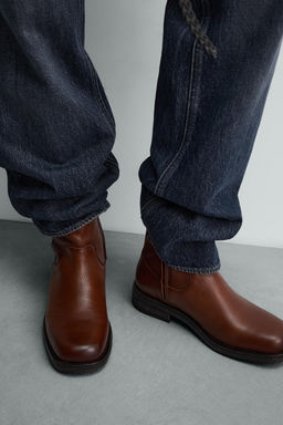 LEATHER LIMITED EDITION BOOTS - Zara фото 3
