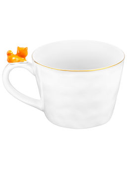 Кружка 300 мл 14*10*7,5 см Собачка белый с золотом, фарфор - Elan gallery фото 5