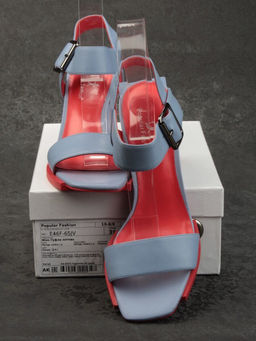 08-E46F-65JV LT. BLUE Босоножки женские (натуральная кожа)