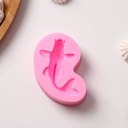Молд Доляна «Рыбка», силикон, 7.2×4.7×2.3 см, розовый
