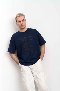 Футболка оверсайз унисекс " MARI EL" синий