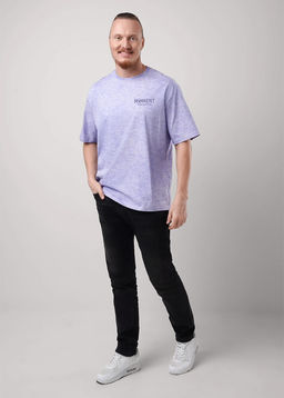CLE Футболка муж. 552472/11ккн_п1 фиолетовый/св.фиолетовый - Clever wear фото 4