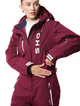 Комбинезон B-9063 Темно-бордовый