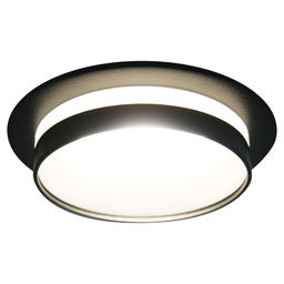 Светильник потолочный встраиваемый, MR16 G5.3, черный DL362