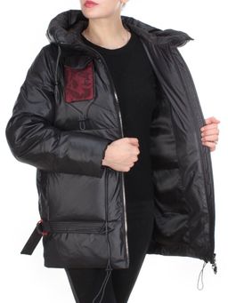 8912 BLACK Куртка зимняя женская CORUSKY (200 гр. холлофайбера) - Fashion фото 6