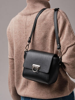 Сумка кожаная Azaro 3520 черный бизон