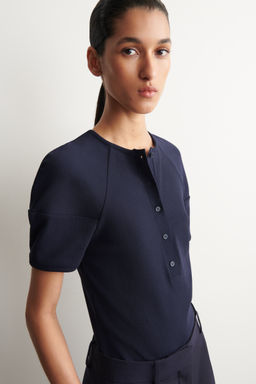 CAMISETA HENLEY DE CANAL? CON CUELLO REDONDO - H&m фото 8