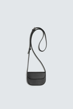 MINI LEATHER CROSSBODY BAG - Zara фото 9