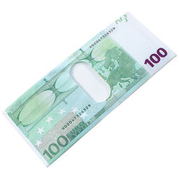 Бумажник Банкнота 100 евро 19х8см, ПВС/полиэстер (Китай) - Домашняя мода фото 4