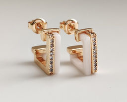 Серьги с керамикой