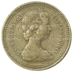 1 фунт 1983 года Великобритания