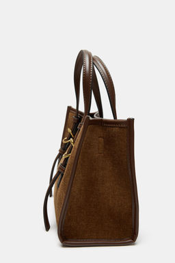 CORDUROY MINI TOTE BAG - Zara фото 26