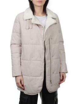 S24-236 BEIGE Куртка демисезонная женская (100 гр. холлофайбер) - Fashion фото 6