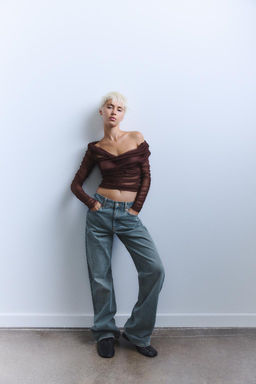 100% SILK DRAPED WRAP TOP