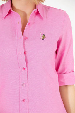Рубашка женская розовая Uzunkol Basic - U.s. polo assn фото 14