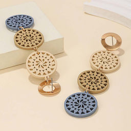 Серьги длинные на гвоздиках арт. 13 3297 (id 271259)