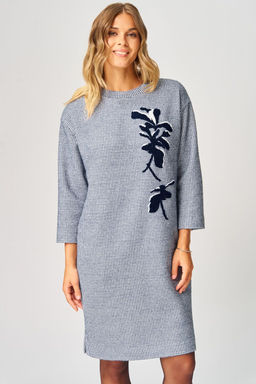 Платье LAIKONY 183 сине-белый фото 7