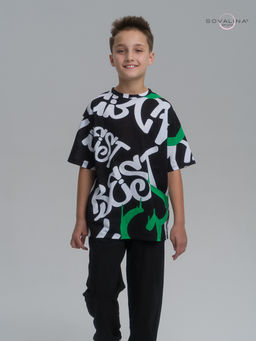 Костюм Daily men граффити бенеттон-черный - Sovalina фото 33