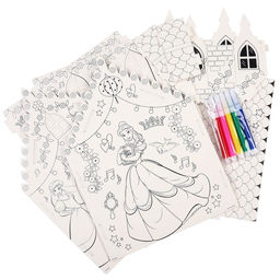 Дом-раскраска 3 в 1 Принцессы, замок, набор для творчества, 16 18 22 см - Disney фото 10