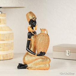 Статуэтка Африканка 12х12х22см / LY222304-A /уп 16/